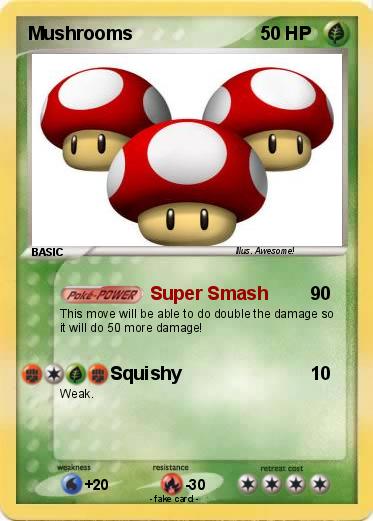 Pokemon Mushrooms