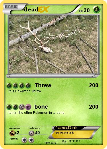 Pokemon dead