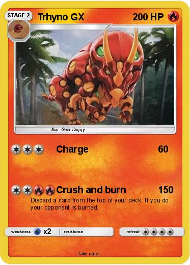 Pokemon Trhyno GX