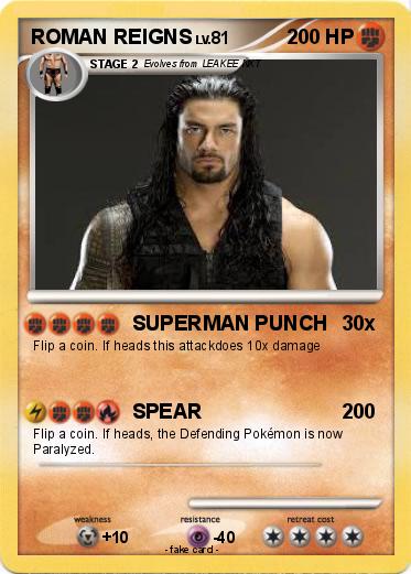 Pokemon ROMAN REIGNS