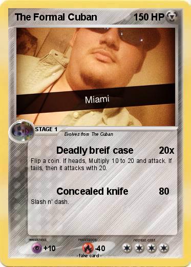 Pokemon The Formal Cuban