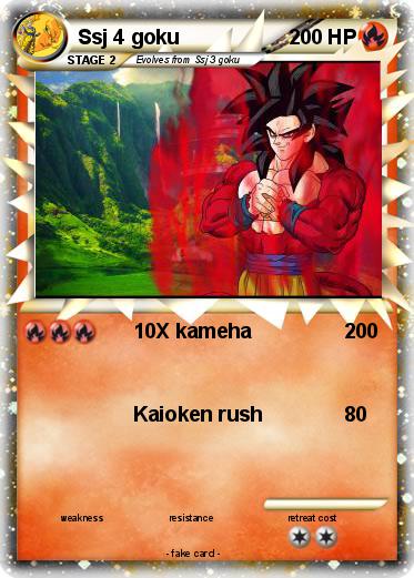 Pokemon Ssj 4 goku