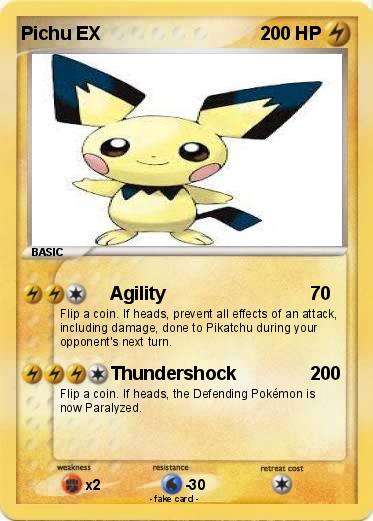 Pokemon Pichu EX