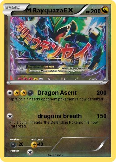 Pokemon MRayquazaEX