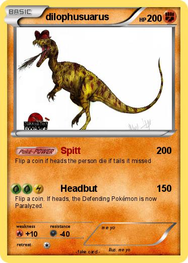 Pokemon dilophusuarus