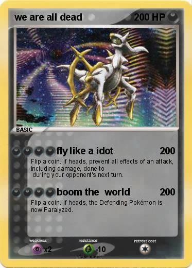 Pokemon we are all dead