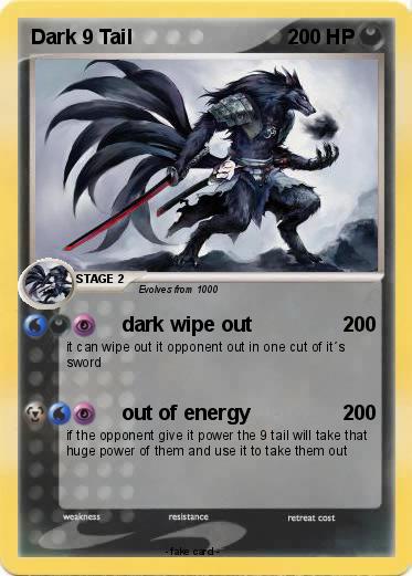 Pokemon Dark 9 Tail