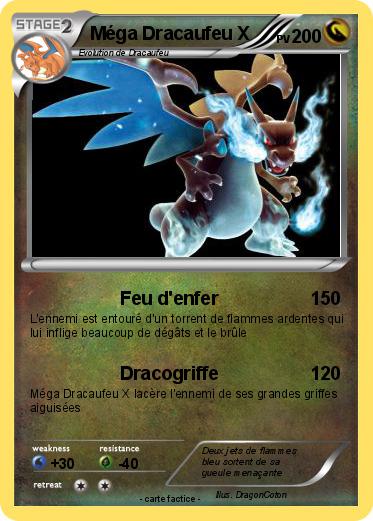 Pokemon Méga Dracaufeu X