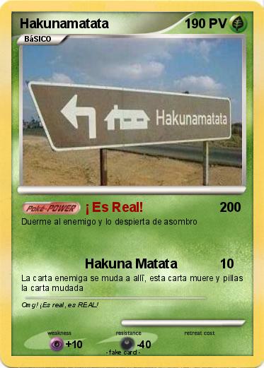 Pokemon Hakunamatata