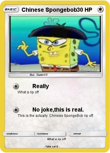 Pokemon Chinese Spongebob