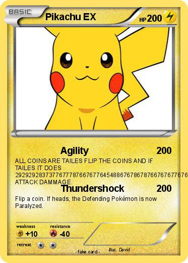 Pokemon Pikachu EX