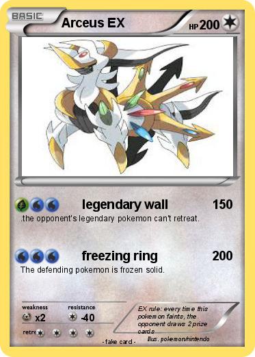 Pokemon Arceus EX