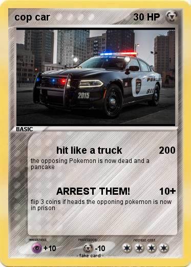 Pokemon cop car