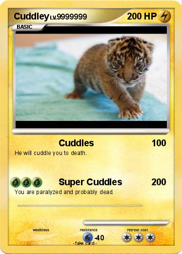 Pokemon Cuddley
