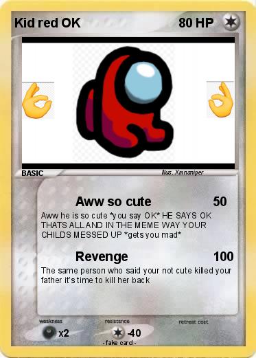 Pokemon Kid red OK