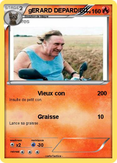 Pokemon gERARD DEPARDIEU