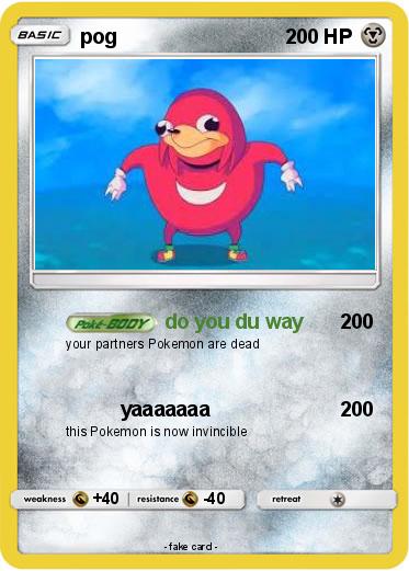 Pokemon pog