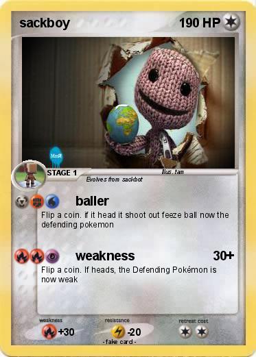 Pokemon sackboy
