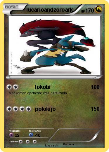Pokemon lucarioandzoroark
