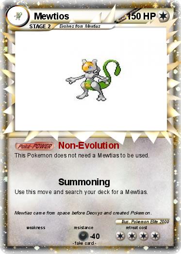 Pokemon Mewtios