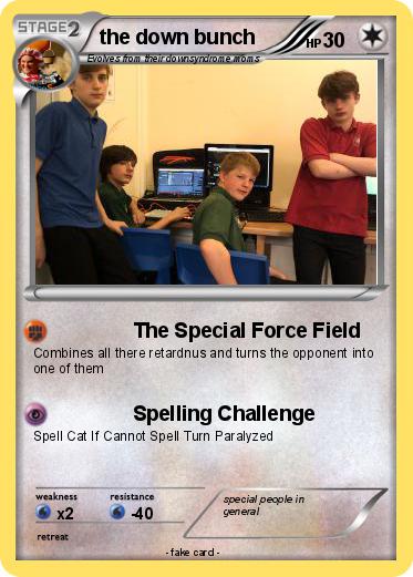 Pokemon the down bunch