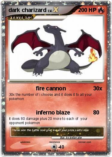Pokemon dark charizard