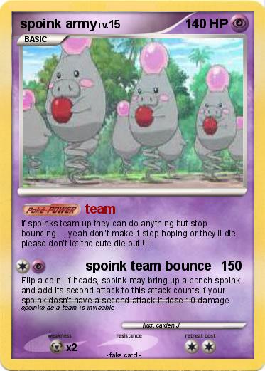 Pokemon spoink army