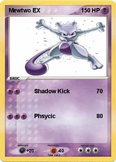 Pokemon Mewtwo EX