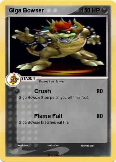 Pokemon Giga Bowser