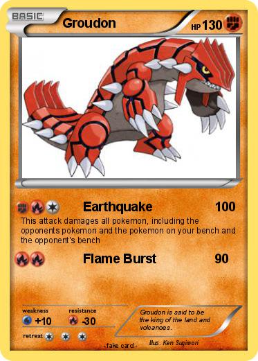 Pokemon Groudon