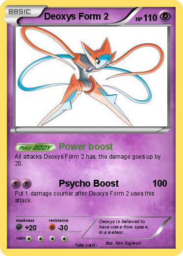 Pokemon Deoxys Form 2