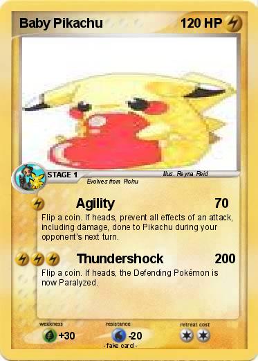 Pokemon Baby Pikachu
