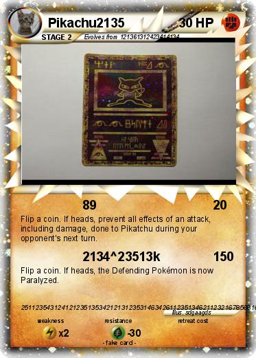 Pokemon Pikachu2135