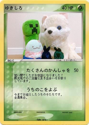 Pokemon ゆきしろ