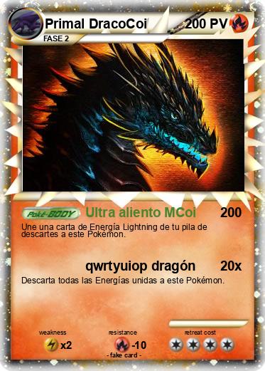 Pokemon Primal DracoCoi