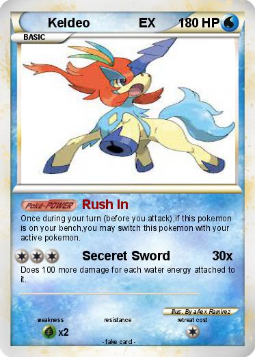 Pokemon Keldeo              EX