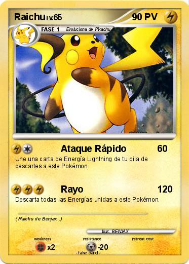 Pokemon Raichu