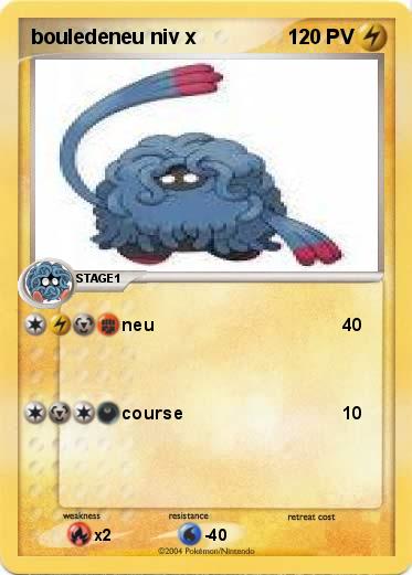 Pokemon bouledeneu niv x