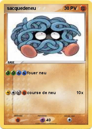 Pokemon sacquedeneu