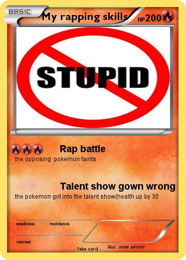 Pokemon My rapping skills