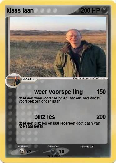 Pokemon klaas laan