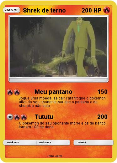 Pokemon Shrek de terno