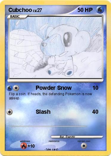 Pokemon Cubchoo