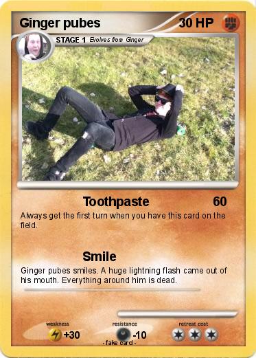 Pokemon Ginger pubes