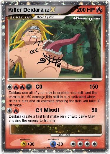 Pokemon Killer Deidara