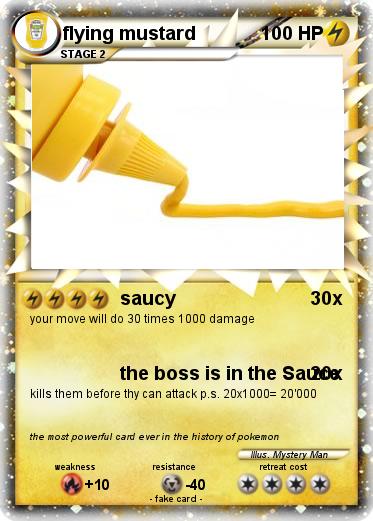 Pokemon flying mustard