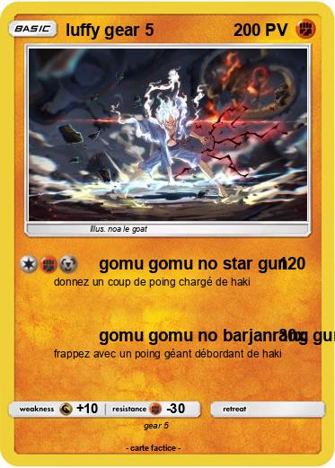 Pokemon luffy gear 5