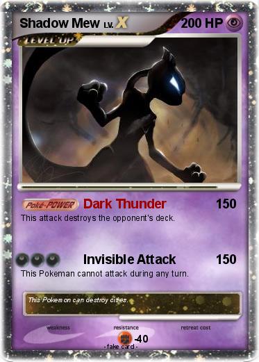 Pokemon Shadow Mew