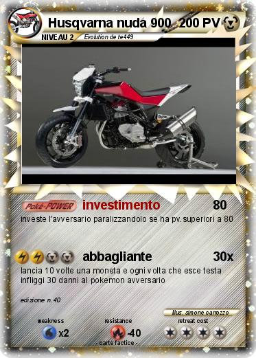 Pokemon Husqvarna nuda 900