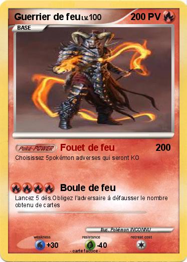 Pokemon Guerrier de feu